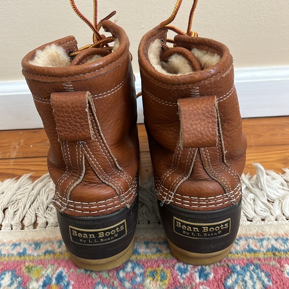 Women's LL Bean Shearling Lined Duck Boots, 9 - Picture 4 of 7